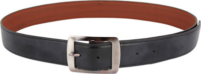

j jareen Men Black Texas Leatherite Belt