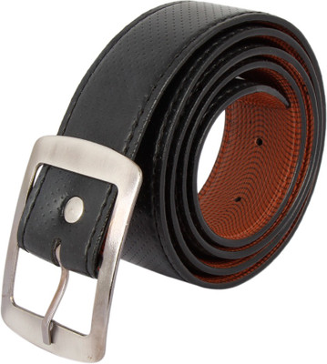 

I IRED Men Black Texas Leatherite Belt