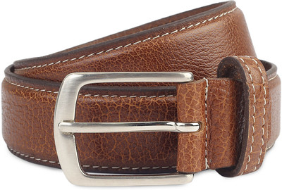 

Provogue Men Tan Genuine Leather Belt