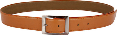 

j jareen Men Brown Texas Leatherite Belt