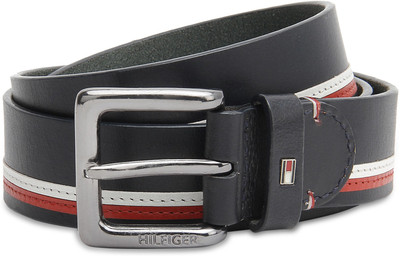

Tommy Hilfiger Men Blue Genuine Leather Belt, Navy