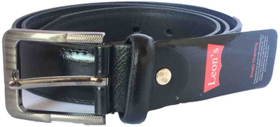 

leon Men Casual, Party, Formal Black Synthetic Belt