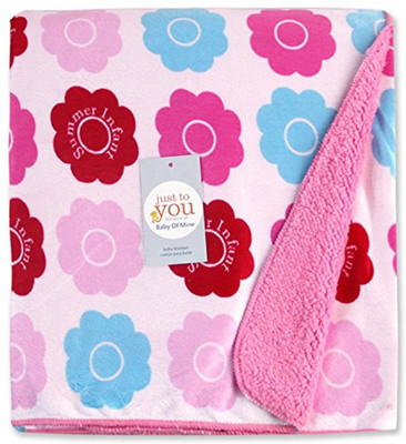 

Baby Bucket Printed  Blanket(Polyester, Pink