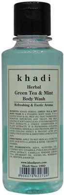 

Khadi Herbal Green Tea & Mint Body Wash(210 ml)