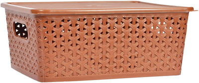 

Fair Food Plastic Bread Basket(Brown)