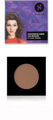 

Sugar Cosmetics Contour De Force Mini Bronzer Taupe Topper(Multishade)