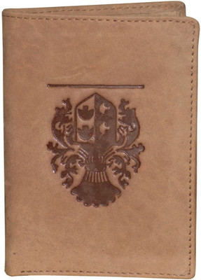 

Style 98 Men Tan Genuine Leather Wallet(12 Card Slots)