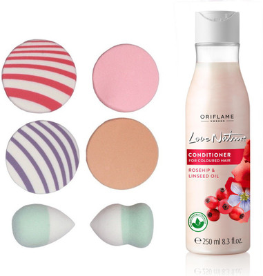 

Oriflame Sweden LOVE NATURE Conditioner for Coloured Hair with Rosehip & Linseed Oil(Set of 1)