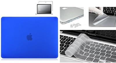 

LUKE MacBook Pro 15 Case 2017 & 2016 A1707, Rubberized Hard Case Shell Cover and Keyboard Cover for Apple Macbook Pro 15 inch touch bar (Newest 2017 & 2016 Release) with Touch Bar and Touch ID with Silicone Keyboard Cover, LCD HD Clear Screen Protector an