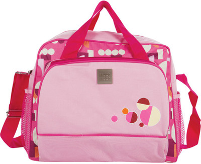 

MeeMee Multipurpose Diaper Bag With Changing Mat (Pink) Nursery Bag(Pink)