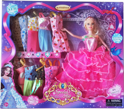 

kidoz kingdom SPECIAL STYLE BEAUTIFUL PRINCESS DOLL(Multicolor)