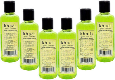 

Vagad's Khadi aloevera scrub Face Wash(210 ml)