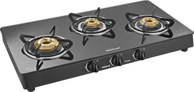

Sun Flame Stainless Steel Manual Gas Stove(3 Burners)