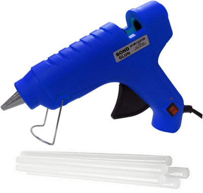 

iwill Bond Blue 40 Watt On Off Switch With 5 transparent Sticks Standard Temperature Corded Glue Gun(11 mm)