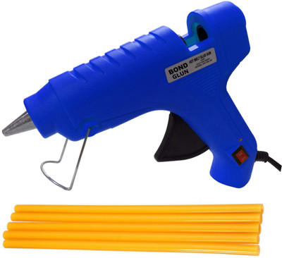 

iwill Bond Blue 40 Watt On Off Switch With 5 Yellow Sticks Standard Temperature Corded Glue Gun(11 mm)