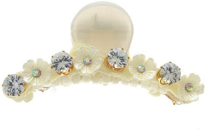 

Anuradha Art Jewellery Trendy Butterfly Hair Claw(White)