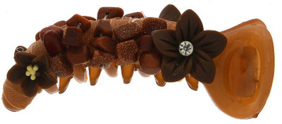 

Anuradha Art Jewellery Fancy Hair Clip Banana Clip(Brown)