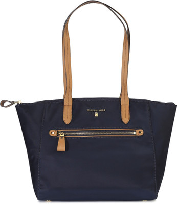 Michael Kors Shoulder Bag(Blue, Tan, Imported)