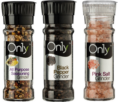 

On1y All Purpose Seasoning 40 g + Black Pepper Grinder 50g + Pink Salt Grinder 100 g (Combo Pack Each 1)(190 g)