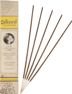 

Omved JASMINE Ayurvedic Agarbattis Jasmine Agarbattis(12 Units)