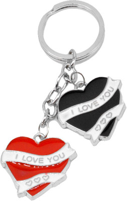 

Faynci LOVE Heart shape with I LOVE YOU triple heart style Key Chain Key Chain