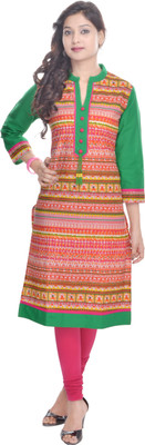 

Porcupine Casual Printed Women's Kurti(Multicolor