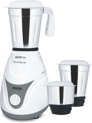 Inalsa EON LX 550 Mixer Grinder(White, 3 Jars) available at flipkart for Rs.2288