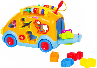 

kidoz kingdom HAPPY BUS HELP BABY DEVELOP 5 ABILITIES(Multicolor)