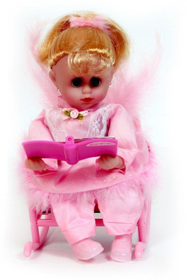 

Z A Enterprises Musical Book Reading Chair Doll Educational Toy(Pink)