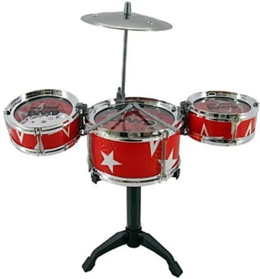 

SANJARY Rockband Drum Set 8 pcs Kids Musical Instruments (Multicolor)(Multicolor)