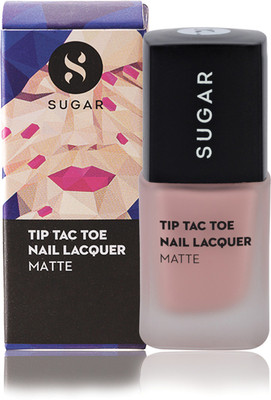 

Sugar Tip Tac Toe Nail Lacquer 023 BlushABye Baby (Matte Pastel Baby Pink)