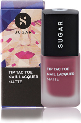 

Sugar Tip Tac Toe Nail Lacquer 034 Breaking Bare (Matte Mauve Pink)