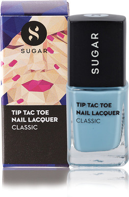 

Sugar Cosmetics Tip Tac Toe Nail Lacquer 024 Bird's Eye Blue (Pastel Blue)