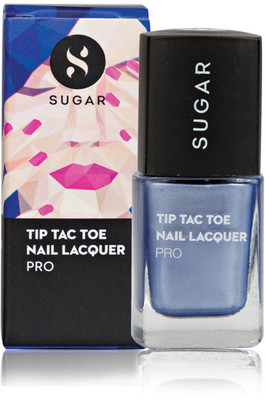 

Sugar Cosmetics Tip Tac Toe Nail Lacquer 044 Sapphire Straits (Metallic Blue)