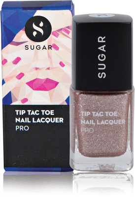 

Sugar Tip Tac Toe Nail Lacquer 019 Rambling Rose Gold Glitter