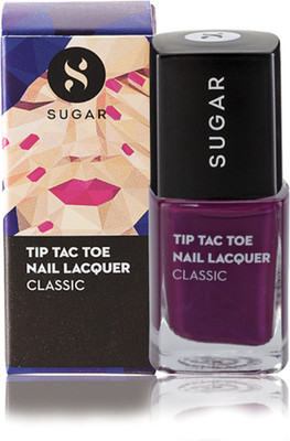 

Sugar Cosmetics Tip Tac Toe Nail Lacquer 014 Purple Prose (Purple)