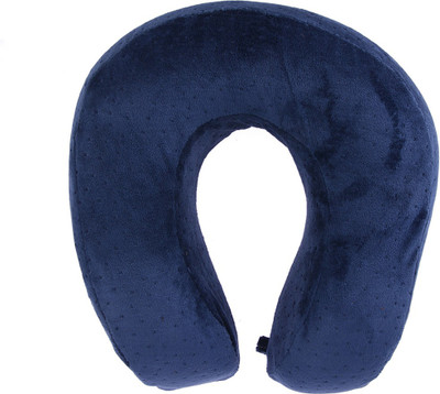 

House of Quirk Lightweight Foam U Shape Travel Neck Pillow(Navy Blue)