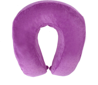 

House of Quirk Lightweight Foam U Shape Travel Neck Pillow(Purple)
