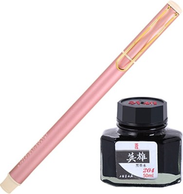 

Giftvenue Luoshi 3060 Pink Designer Ink Pen Gift Set with Free Hero Pen Gift Set(Pack of 2)