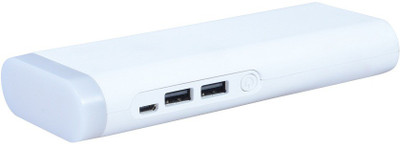 

SUPER 10400 mAh Power Bank (15K, HIgh Speed Fast charge light house 3P3 power bank)(White, Lithium-ion)