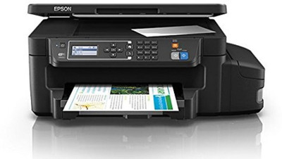 

Epson L605 Multi-function Wireless Printer(Black, Refillable Ink Tank)