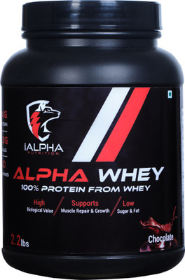 

IALPHA NUTRITION Whey Protein(2.2 pounds, Chocolate)