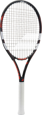 

Babolat Evoke 105 Grey Strung Tennis Racquet(G3 - 4 3/8 Inches, 275 g)