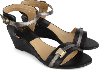 

Bata Women Black Wedges