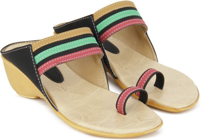 Senorita by Liberty Women BLACK Wedges