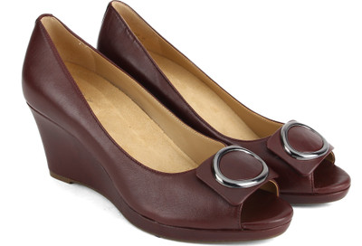 

NATURALIZER Women Bordo Wedges