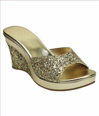 

Stepee Women Gold Heels