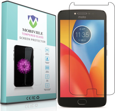 MOBIVIILE Tempered Glass Guard for Motorola Moto E4 Plus(Pack of 1)