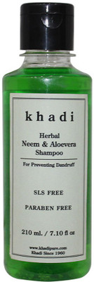 

Khadi Herbal Neem & Aloevera Shampoo SLS-Paraben Free(210 ml)