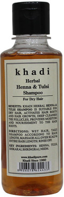 

Khadi Herbal Henna & Tulsi with Extra Conditioning Shampoo-210ml(210 ml)